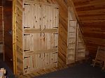 Knotty Pine with Flush Inset Doors